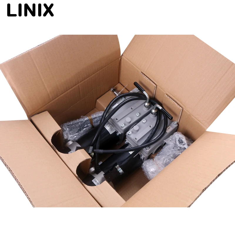Linix high torque electric wheelchair motor 88mm 24v 340w brush dc with gear reduction 32:1 for