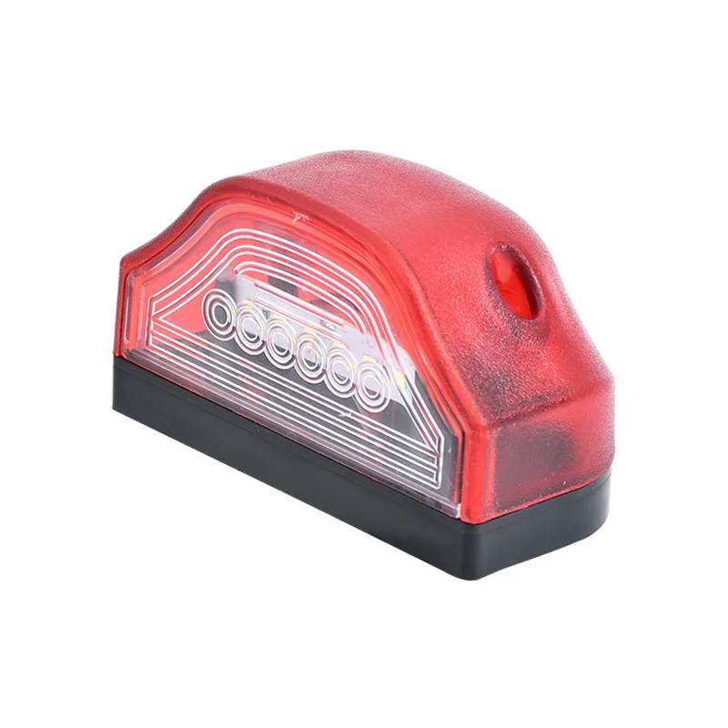 

Bright White License Light 10*12*6cm Vehicle License Light Robust Plastic Construction Weather-resistant Design 12-30V Operation