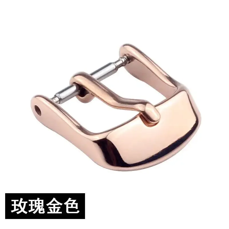 Stainless Steel Watch Buckle For Leather Strap Pin Buckle Strap Buckle Gold Silver Rose Gold Strap Buckle Accessories