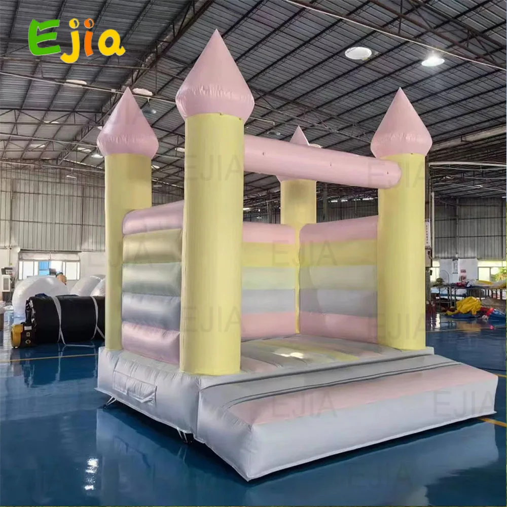 Grande castelo inflável Jumper Bouncy, casa colorida para crianças e adultos, festa de casamento, recém-comercial, 10 13ft