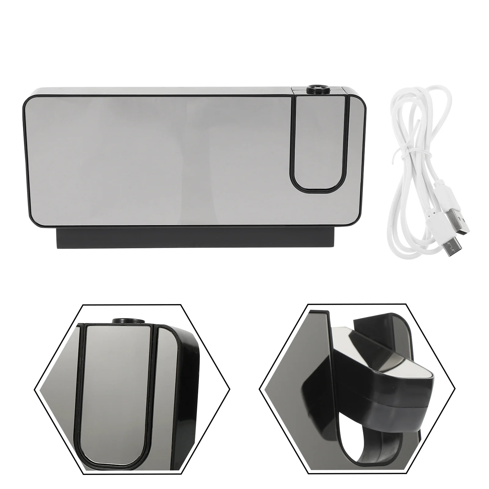 

1Set Electronic Clock Projection Alarm Clock for Bedroom Desk Dormitory Student Home Office Indoor