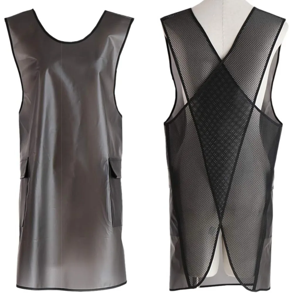 

Linen Cross Back Cooking Aprons for Women Men with Pockets Cute for Baking Kitchen