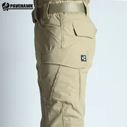 Thin Tactical Pants Mens Summer Outdoor Waterproof Straight Leg Training Trousers Elastic Wear-resistant Combat Overalls M-3XL