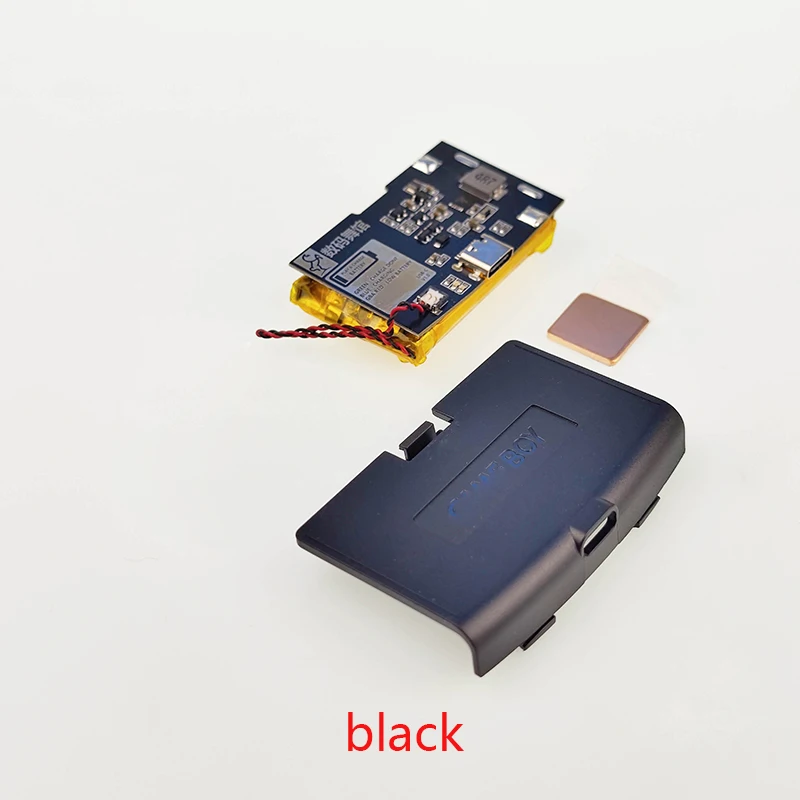 1800mAH Li-ion Rechargeable Battery Module USB-C For Game Boy Advance For GBA Highlight with Type-C Charging Port Battery Cover