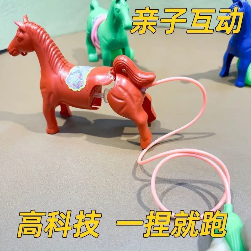 2 個子供ハッピータイムおもちゃ空気圧フォワードかわいいポニー型プレスエアバッグエクササイズ子供の指の柔軟性インタラクティブギフト