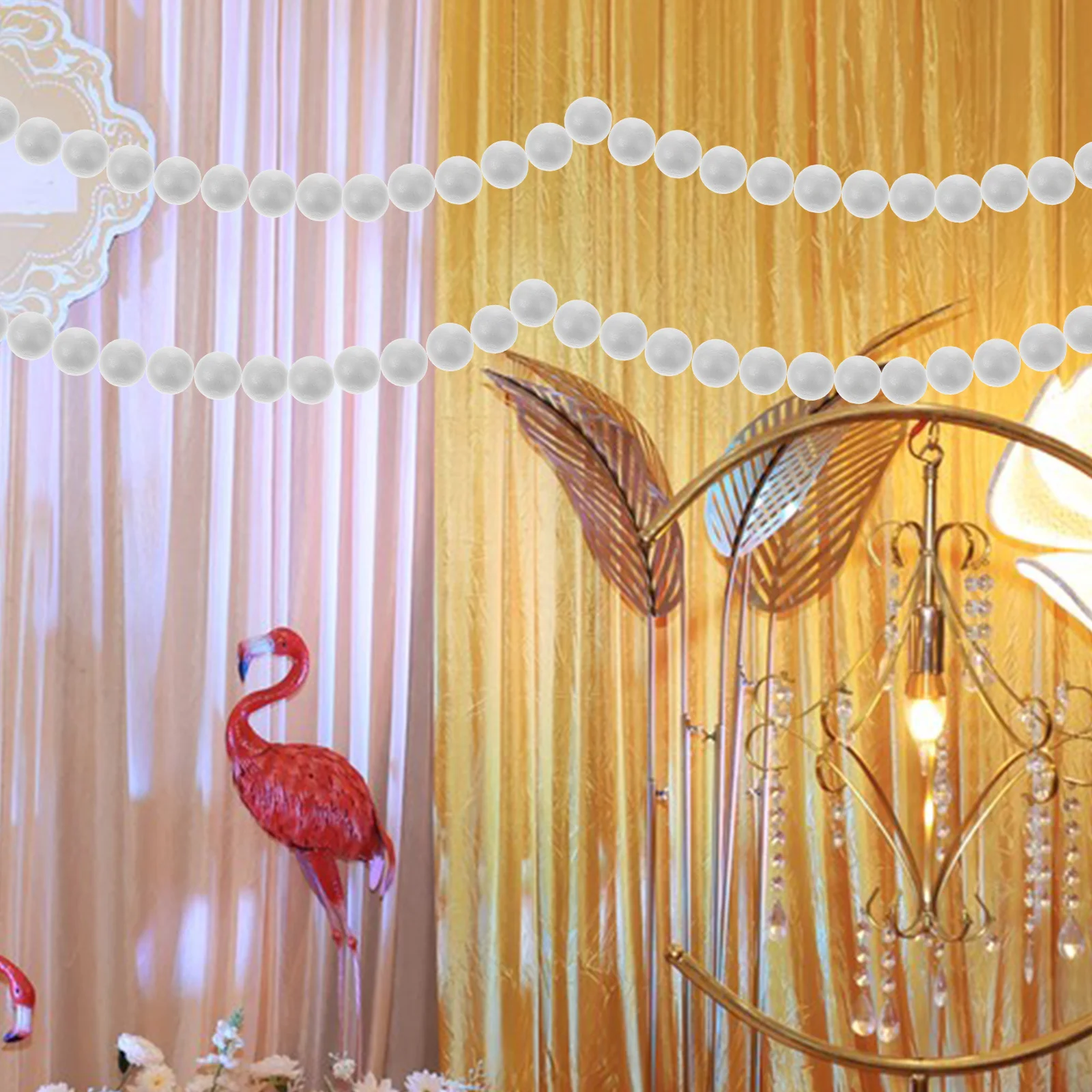 

25Pcs Solid Round Polystyrene Balls White 7Cm DIY Wedding Party Craft Decorations Foam Balls Craft Ball Solid Ball