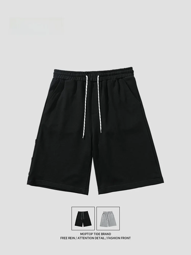 

MMOPTOP American Simple Sports orts Men Summer New Straight Outdoor Casual Loose Five Pants Men Breathable Qui Dry Cotton