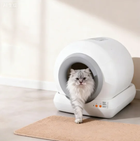 

Интеллектуальный автоматический самоочищающийся кошачий туалет с функцией автоматического удаления экскрементов и дезодорации, управление через приложение.