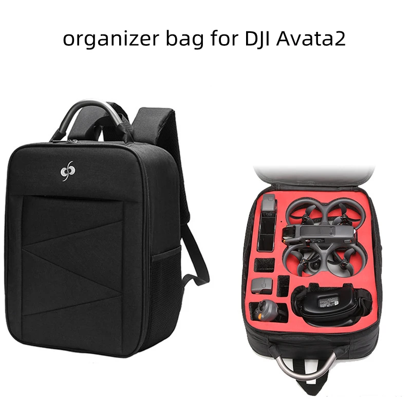 dji-avata-2用オーガナイザーバッグ旅行やアウトドア旅行用のショルダーバッグ3つのゴーグル