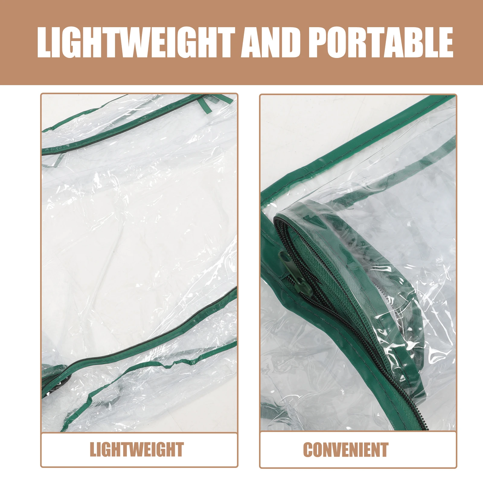 

Garden Protective Cover Uv Resistant Rainproof Mini Greenhouse Cover Foldable Lightweight For Outdoor Indoor Plants Durable