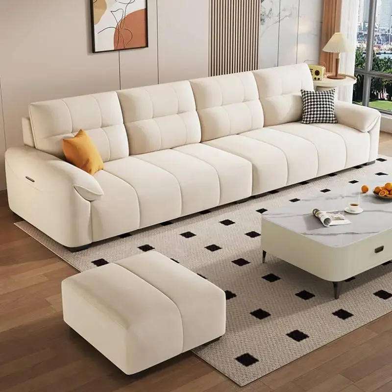 

Apartment Large White Sofas Filler Design Reclining Luxury Salon Lazy Couch Double Lounges Replica Muebles Unique Furniture