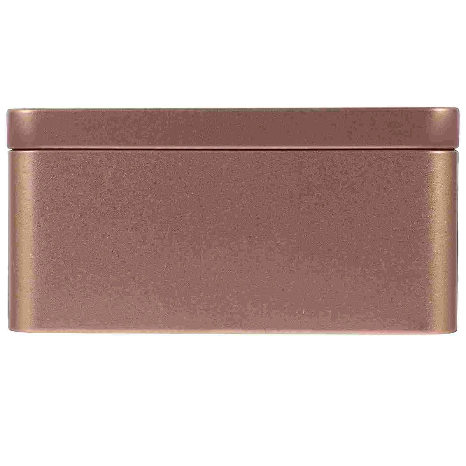 

Tea Storage Iron Box Snack Boxes for Kids Travel Vintage Organizer Jar