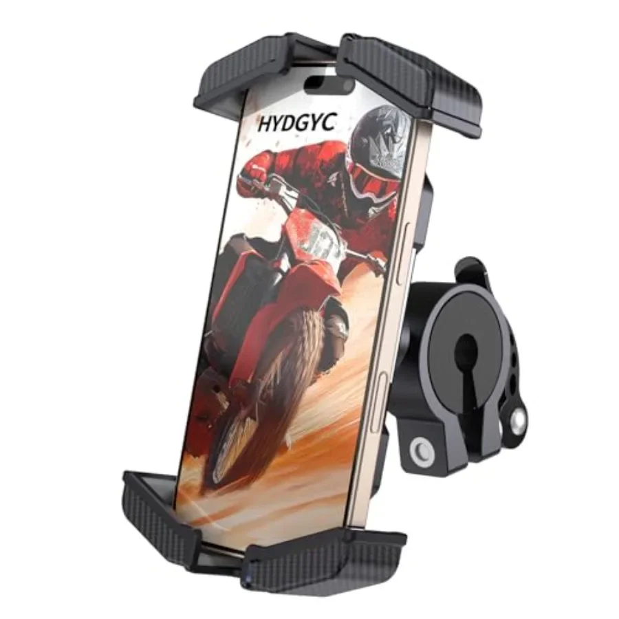 

Motorcycle Phone Mount Bike Phone Holder 2025 Upgraded with 1s Auto Lock and 100 AntiShake Technology Handlebar Phone Mount for