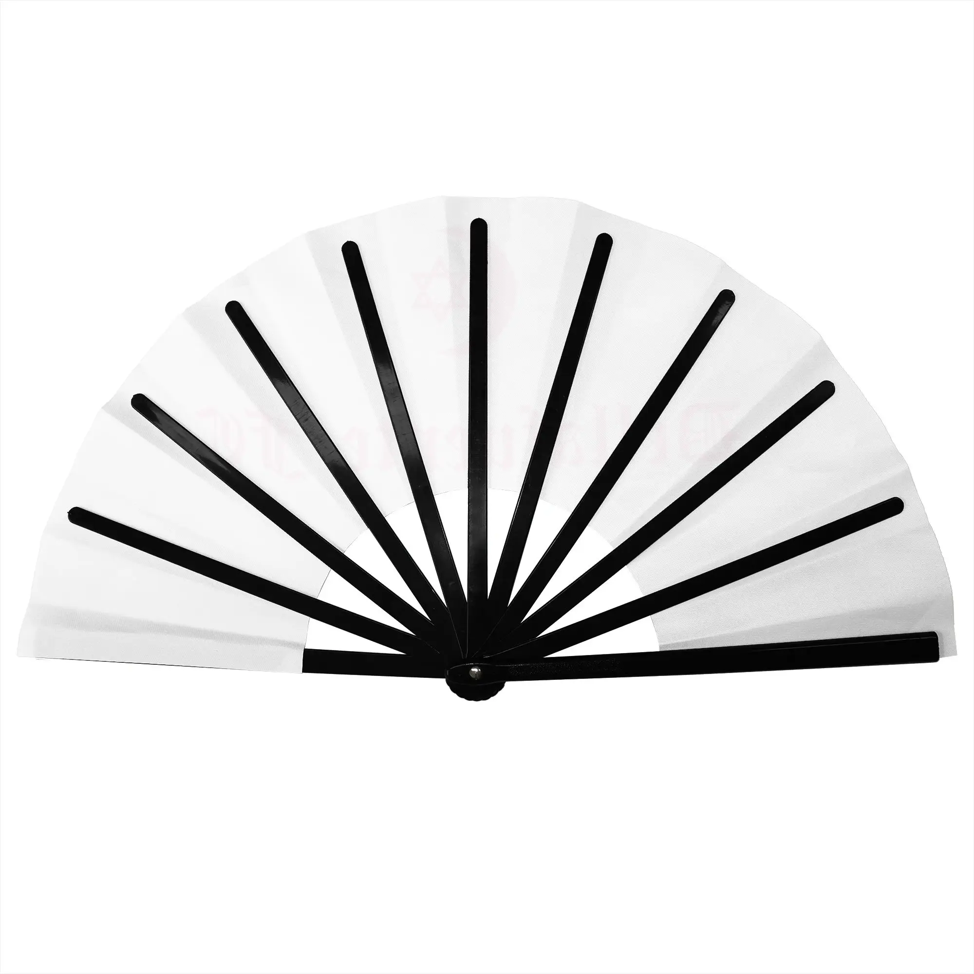 Dellafuente  Logo Hand Fan Promotional Gift Event Souvenir Singer Songwriter  Durable Folding Fans Novelty Bulk Pack Fan