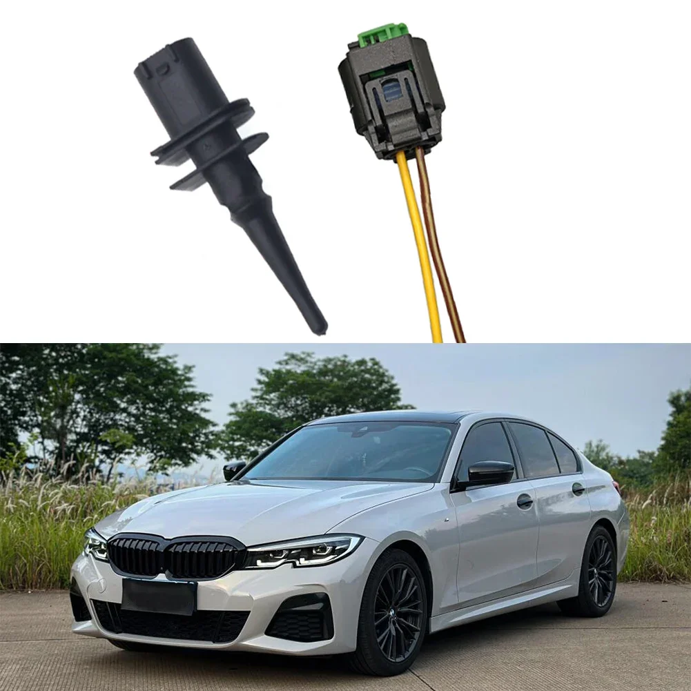 Ambient Car Outside Air Temperature Sensor With Connector Plug For BMW 1 6 7 Series E39 E46 X3 X5 X6 Z4 Z8 MINI R50 R53 R56 R55