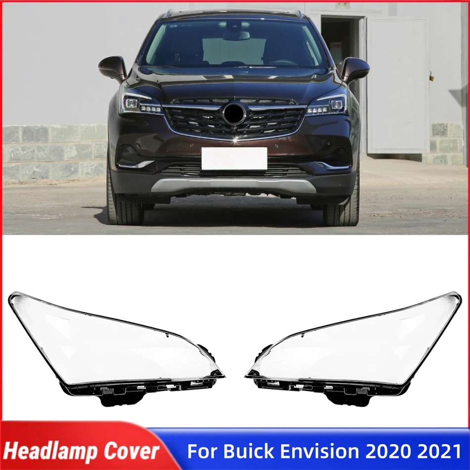 For Buick Envision 2020 2021 Car Replacement Parts Lampcover Caps Headlight Cap Car Front Headlight Lens Cover Lights Shell