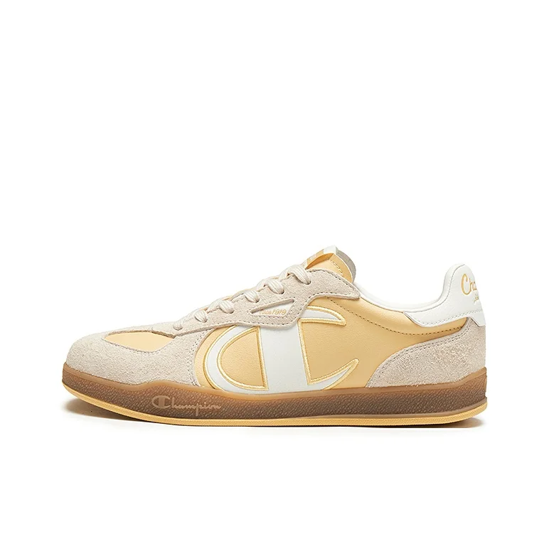 Champion Low top Casual Shoes Women's Light Bone/Resin Yellow U6BFCTW15H1