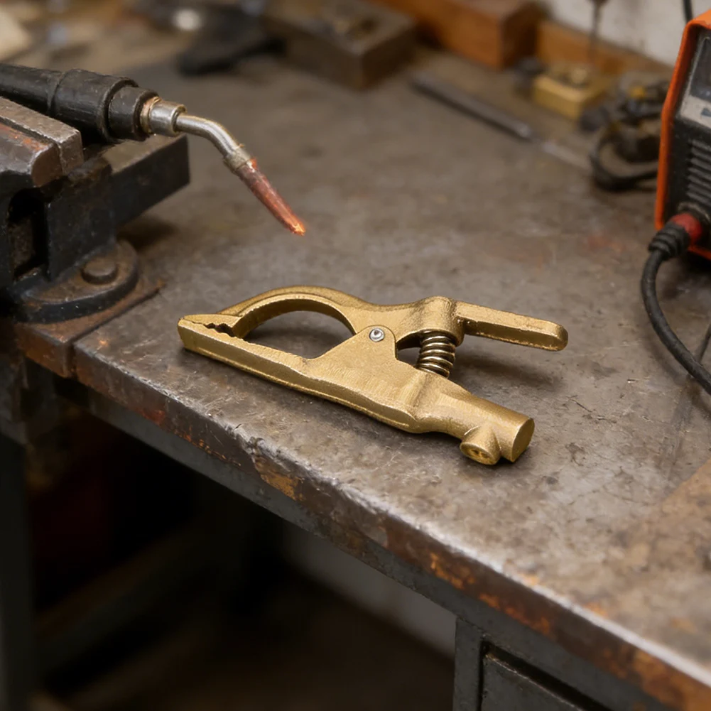 1pc-500a-earth-clamp-welding-ground-clamp-brass-welding-machine-grounding-cable-clamp-35mm-opening-for-welding-equipment