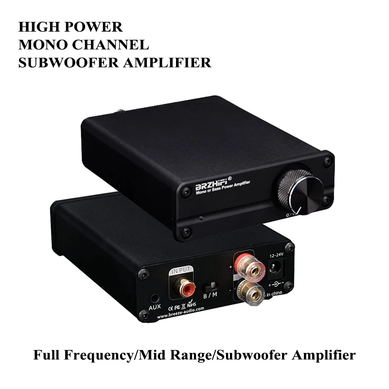 100W Hifi TPA3116D2 Mono/ Bass Digital Amplifier Class D Subwoofer Amp Full Frequency Amplificador for Home Theater 2.1/5.1/7.1