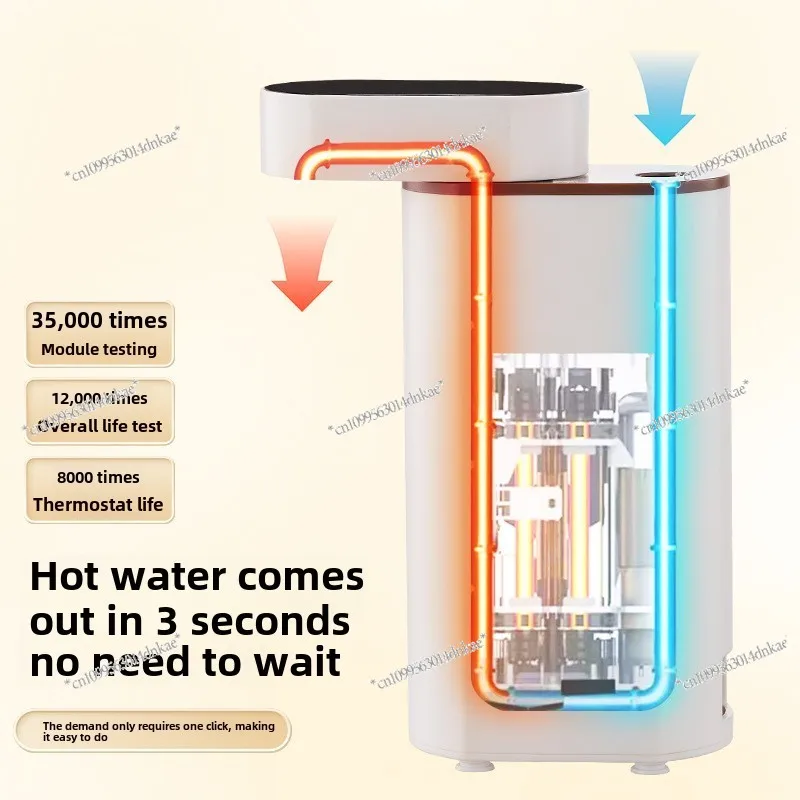 2025 Portable Instant Water Dispenser Kettle Desktop Home Desktop Mini Travel Folding Fast Hot Water Dispenser