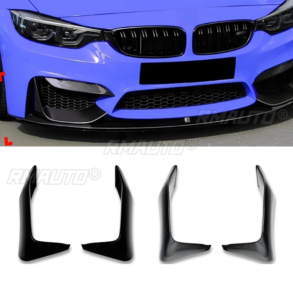 Front Package Corner Rivet Wrapped Corner Anti Scratch Corner Protector Body Kit For BMW M3 F80 2015-2020 Car Accessories