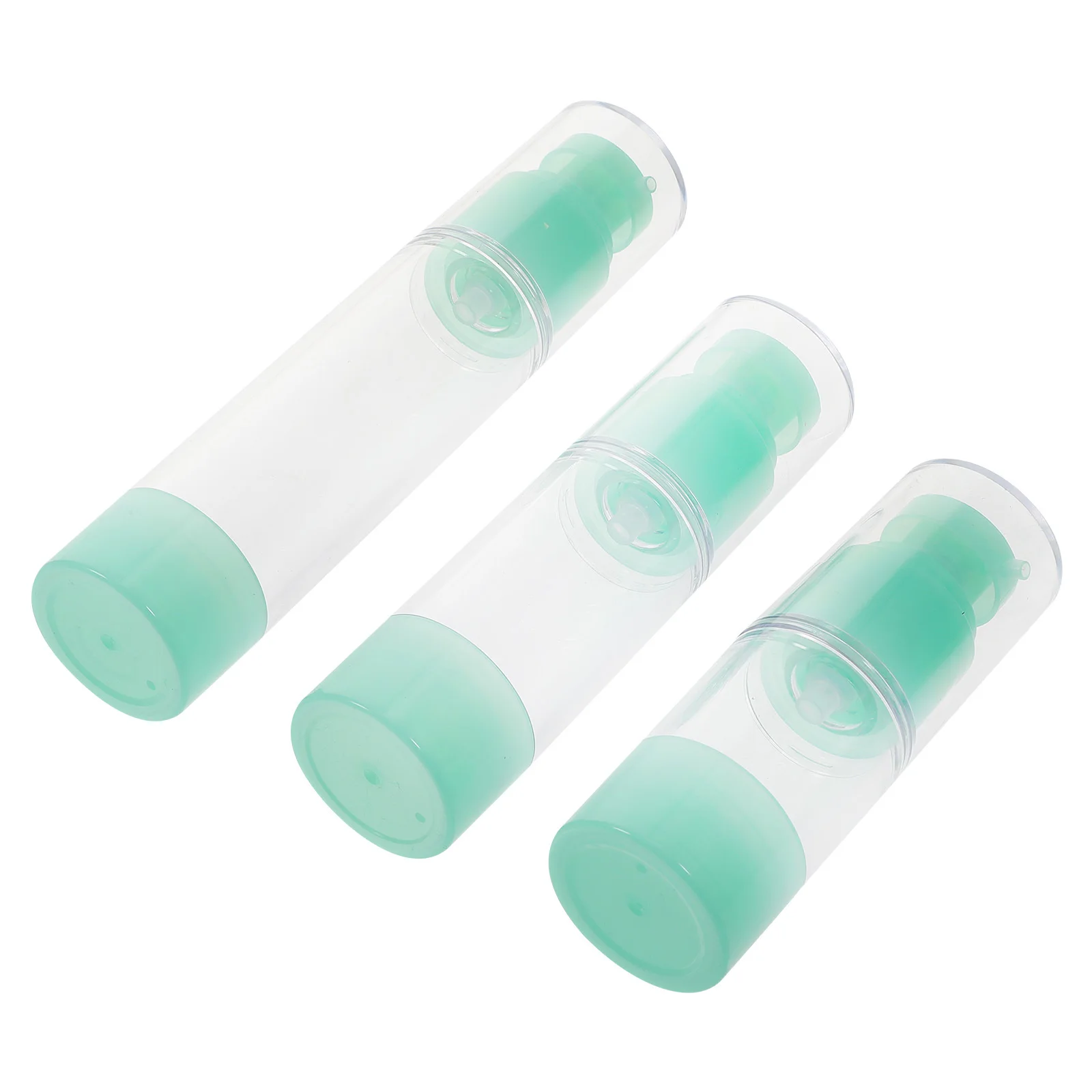 

3pcs 30/50Ml Vacuum Emulsion Bottle Portable Reusable Plastic Travel Container For Lotion Cream Serum Refillable Shampoo