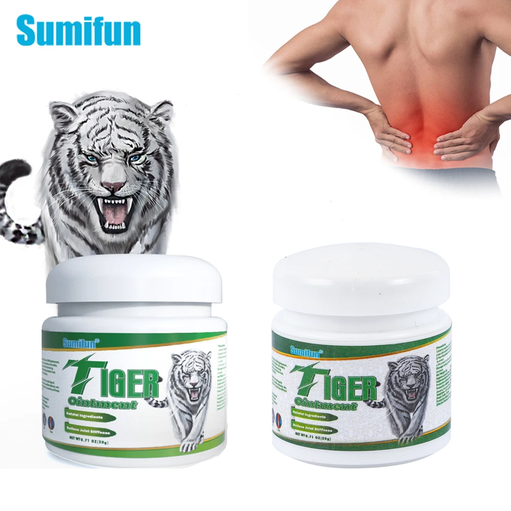 

2Pcs Sumifun Tiger Balm Pain Relief Cream Rheumatoid Arthritis Body Ache Plaster Muscle Joints Sprain Analgesia Health Ointment