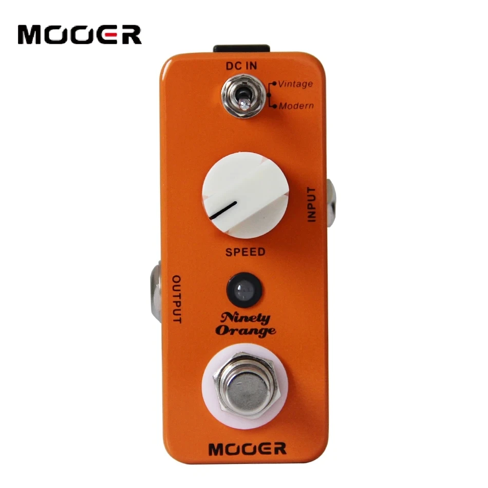 Mooer Ninety Orange Phaser Pedal Guitar Effects Full Analog Circuit Vintage/Modern Modes Metal Shell Guitar Accessories