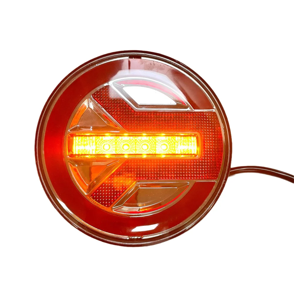 

29 LED Trident Trailer Lights 3000K Round Red Yellow White Light Sign Lamps for Trucks Cars Vans Accessories