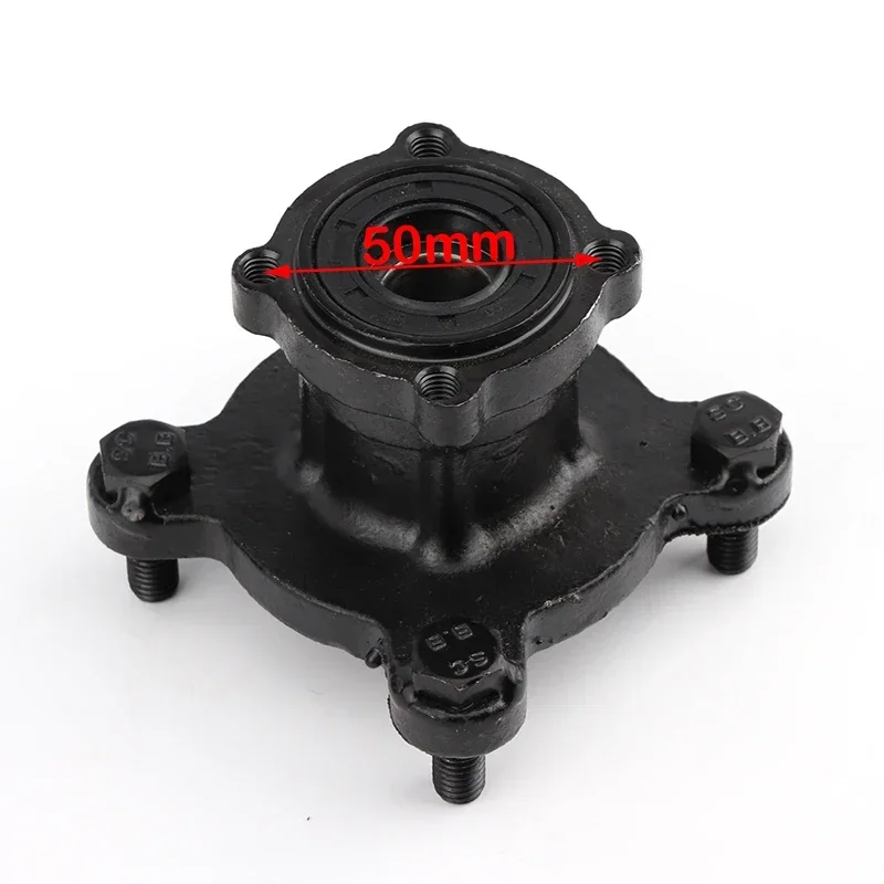 

M8*3/4 Stud Front Wheel Hub 15mm/17mm For 49cc 50cc 110cc 125cc Go Kart Buggy Karting ATV Quad Bike 6/7/8Inch Wheels Accessories
