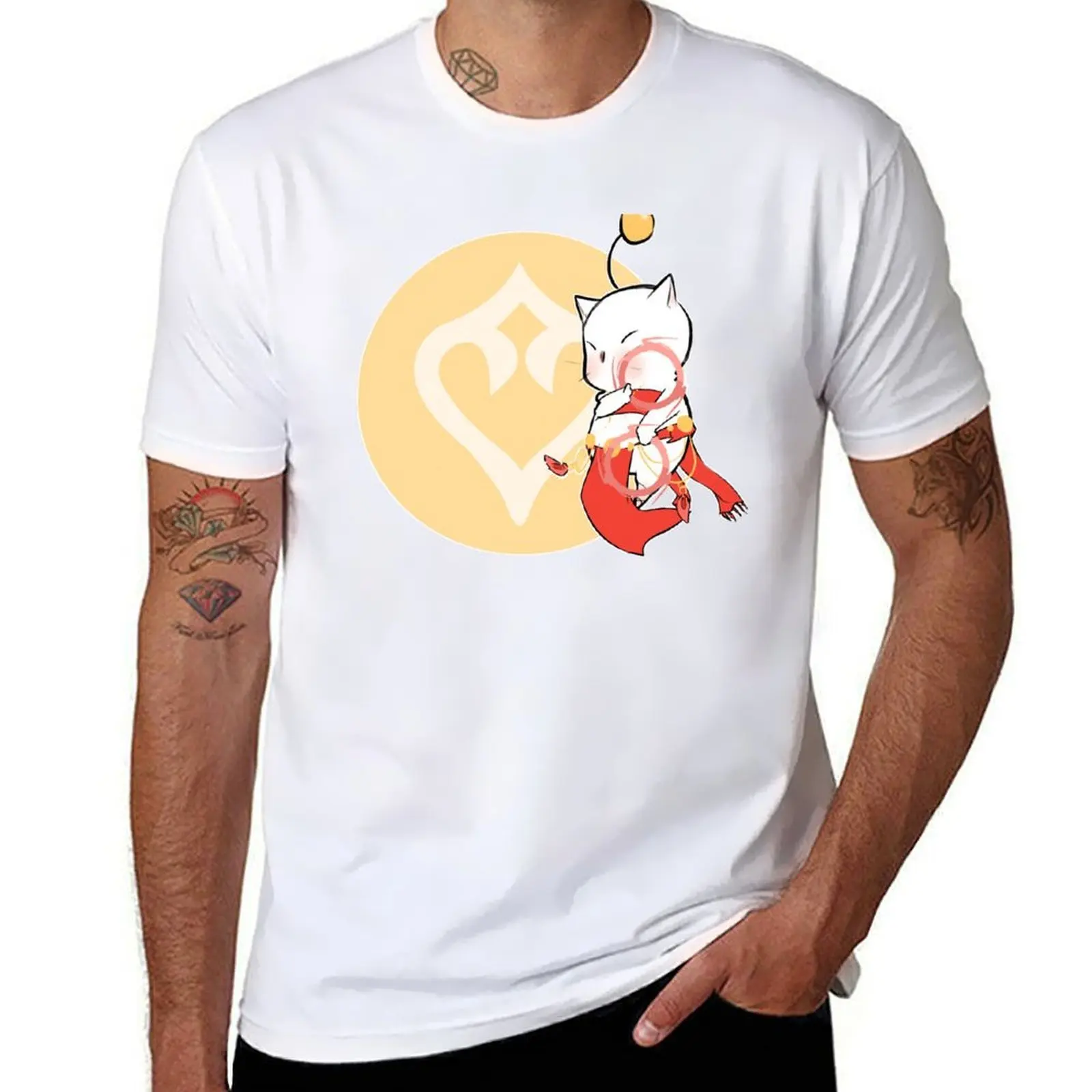 

DANCER MOOGLE FFXIV T-Shirt t shirts cotton 100% man t shirt cotton T-Shirt