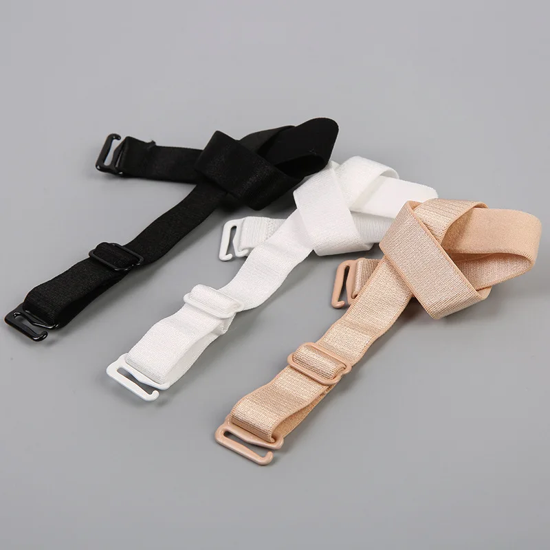 1cm 1.2cm 1.5cm 2cm Underwear Shoulder Strap Women Bra Transparent Invisible Bra Straps Basic Color Skin White Black