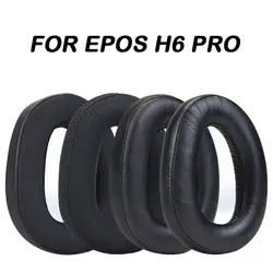 1Pair Soft Sponge Foam Ear Pads Earpads Headset Replacement Ear Cushion Earmuff Accessories Headset Earmuff for EPOS H6 Pro