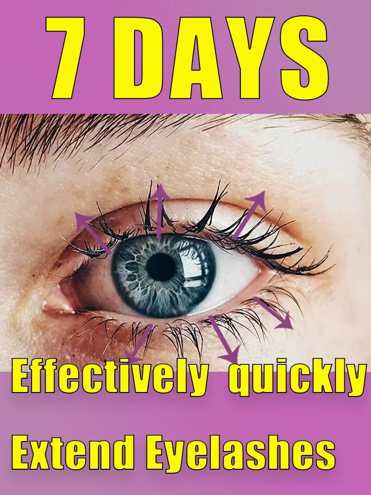 Fast Eyelash Growth Serum 7 Days Natural Eyelash Enhancer Longer Fuller Thicker Lashes Treatment Products Eye Care Makeup