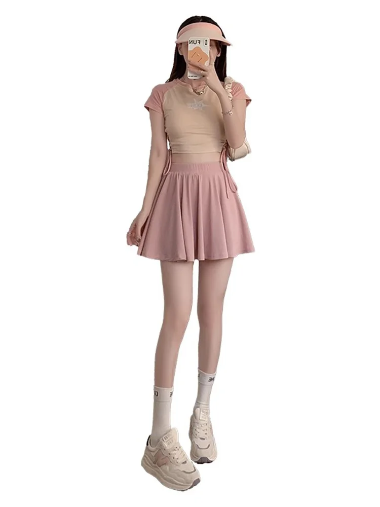 التنانير النسائية الكلاسيكية سحر شريط يزين الحبوب الخريف ملكة جمال يتوهم قوس قزح ثنيات لطيف المعبود الحضرية لعوب الجنس Holdiay الدفء