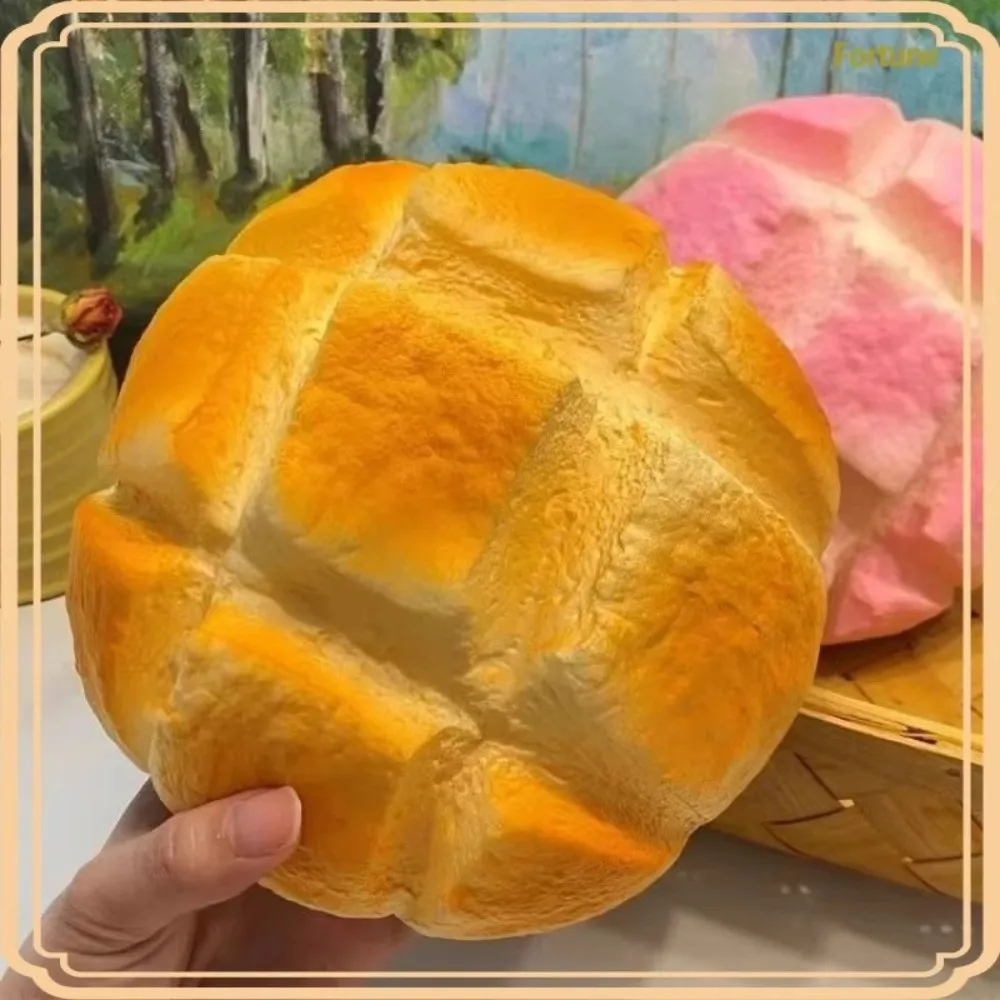 Simulation Bread Design Slow Rising Oversized Design 16cm Prank Decoration Gift Slow Rising Feature Pineapple Bun