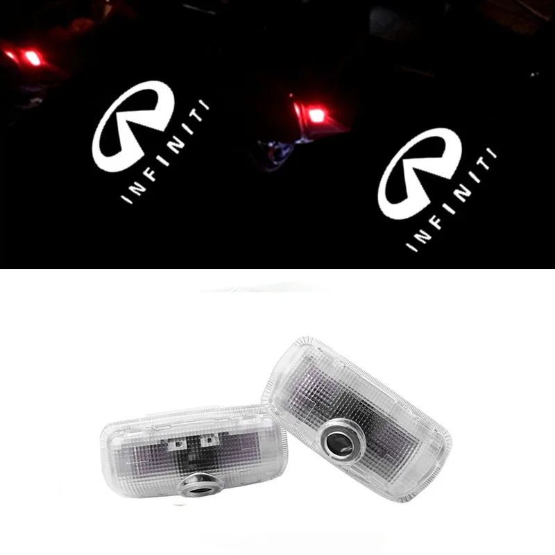 

LED Car Door Welcome Light Logo Projector For Infiniti FX37 FX50 M25 G25 G37 Q50 QX50 QX60 Q60 QX70 QX80 Car Goods Accessories