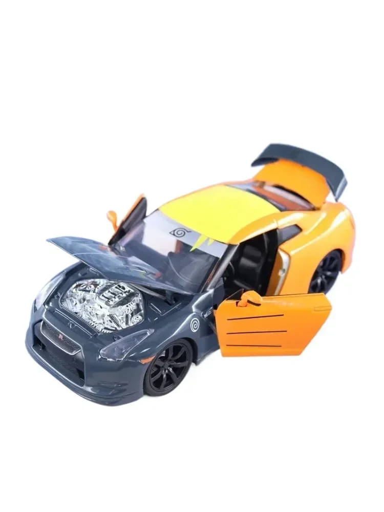 Jada 1:24 2009 Nissan GT-R Haute Simulation Diecast Voiture En Alliage De Métal Modèle De Voiture Jouets pour Enfants collection cadeaux