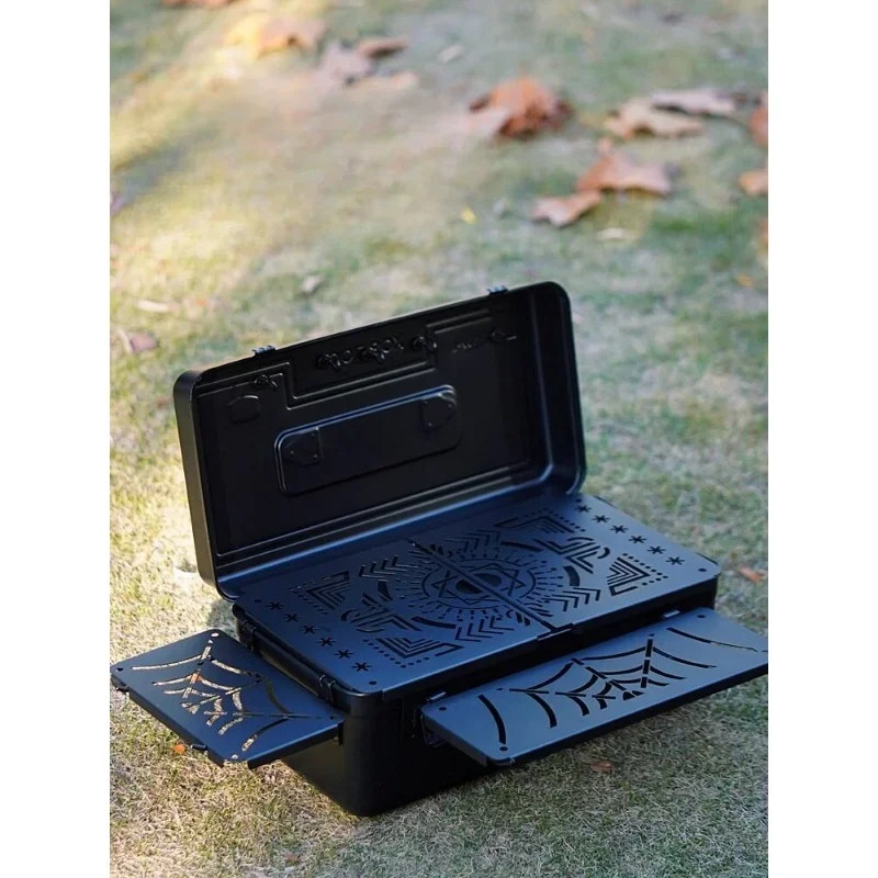 Portable storage box Mocha hand-brewed coffee set, outdoor tea set, cup set