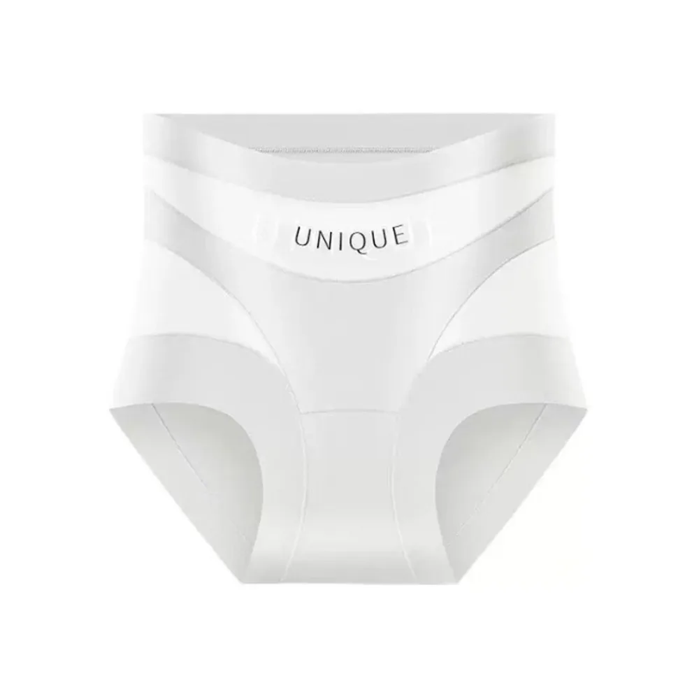 Ice Silk High-Waist Panties Seamless Antibacterial Slimming Lingerie Breathable Tummy Control Shaping Boxer Shorts for Women