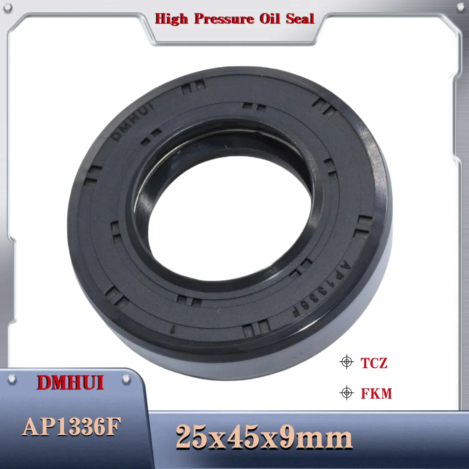 

25x45x9mm/TCZ/FKM For AP1336F AP1337F High Pressure Oil Seal, Used In Hydraulic Pump/Motor Rotary Shaft Seal