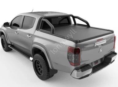 

L200 Aluminum Alloy Sports Tonneau Manual Electric Retractable Lid with Key Lock Anti-Pressure Rolling and Waterproof