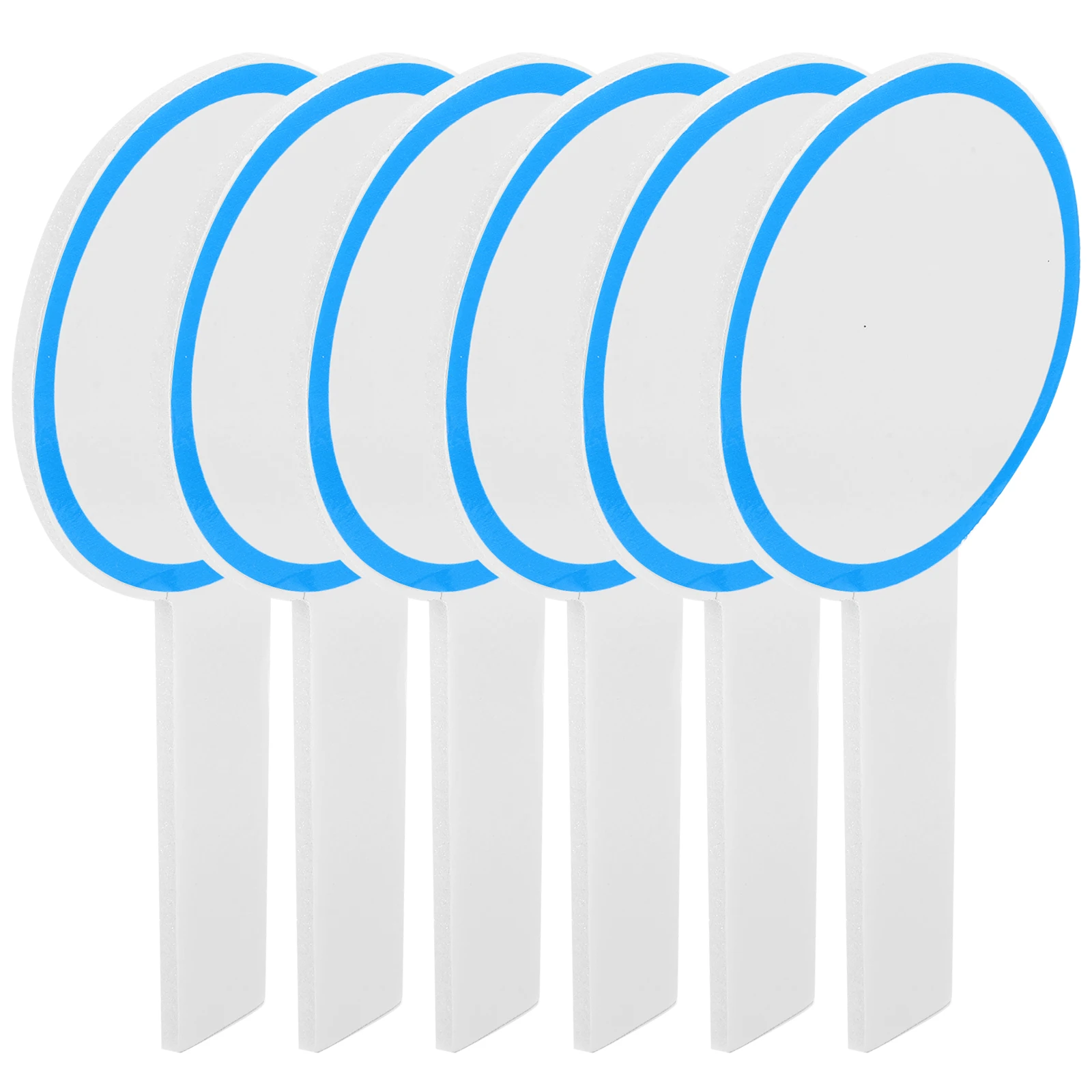 6Pcs Durable Handheld Whiteboards Single Side Dry Erase Scoreboards Practical Scoring Boards for Games Scoring Board