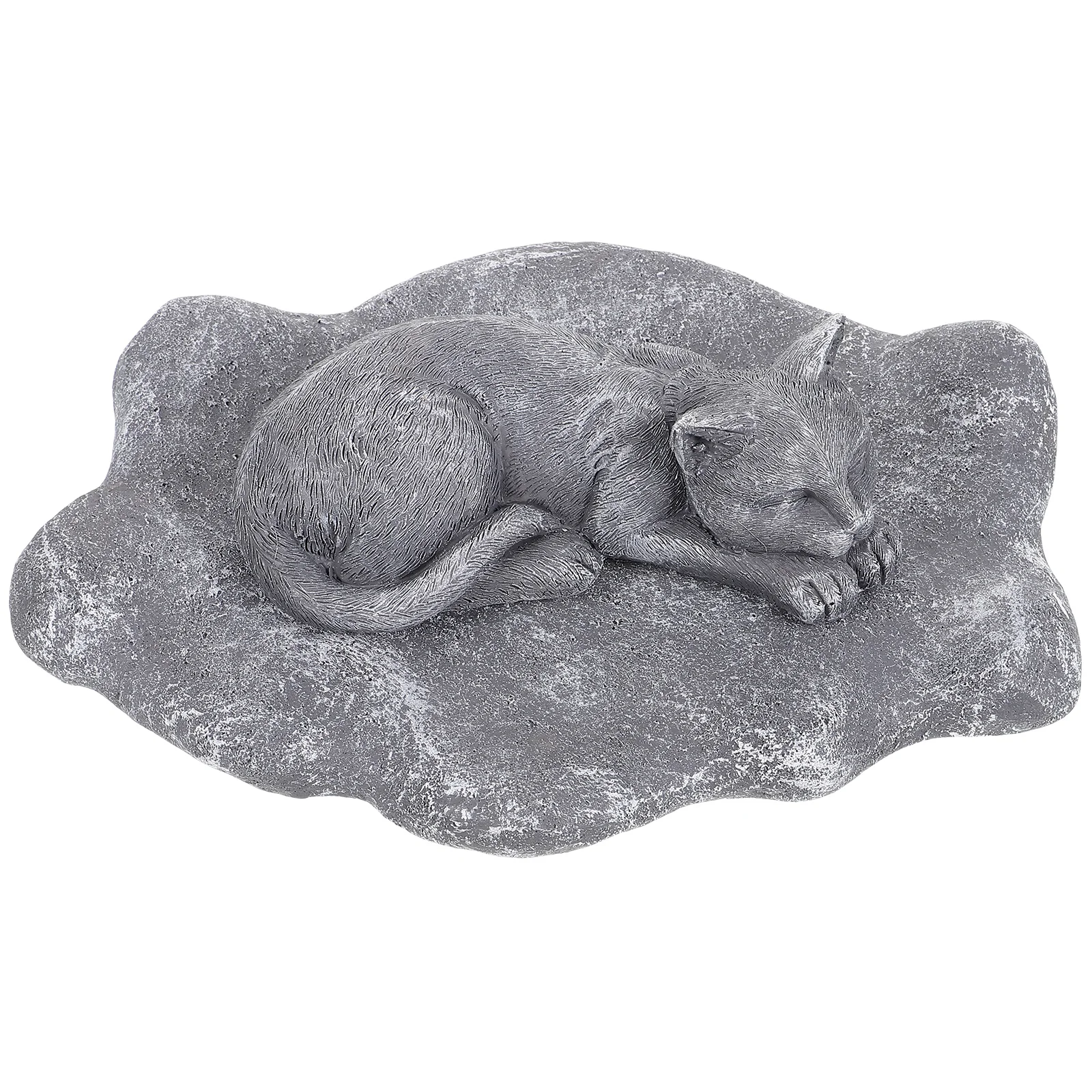 

Pet Tombstone Decoration Outdoor Ornaments Cat Memorial Animal Resin Grave Markers Cemetery Decorations