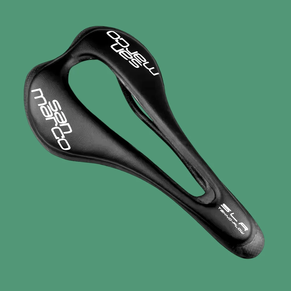Ultralight San Marco Road Bike Saddle Hollow Carbon Bicycle Saddle MTB Men Women Racing Cycling Seat Prostate Protection 155g