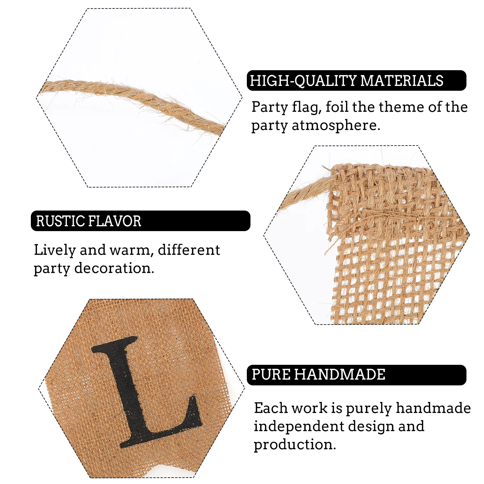 

Halloween Banner Festive Hanging Bunting For Indoor Outdoor Party Decoration Halloween Jute Flag Party Layout Prop Decor Supply