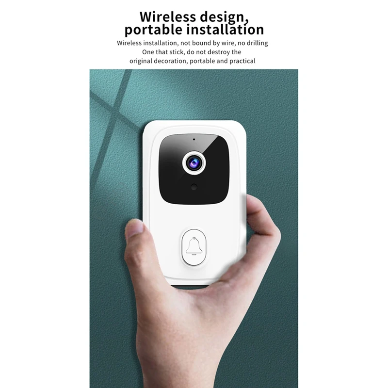 Doorbell With Camera Wireless Bundle Video Doorbell WIFI 1080P HD Outdoor Phone Door Bell Camera IR Night Vision