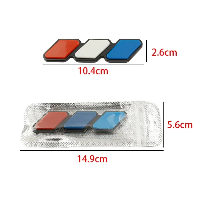 

3 Colors Grille Badge Emblem For Toyota Tacoma Tundra 4Runner TRD Highlande Rav4 CHR Strip Air Inlet Auto Car Accessories