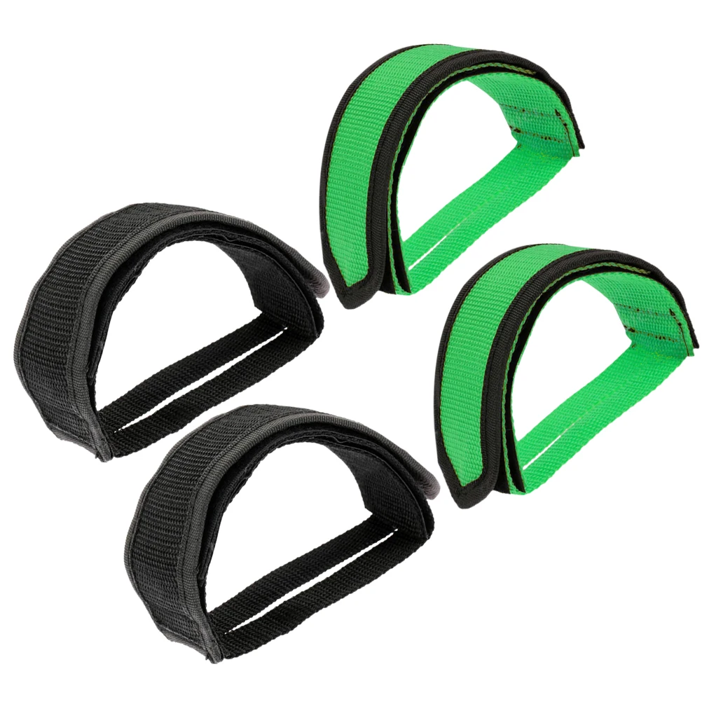 

4 шт. регулируемые ремни для велосипедных педалей, универсальные ремни для подставки для ног для велотренажеров, противоскользящие сменные спортивные велосипеды