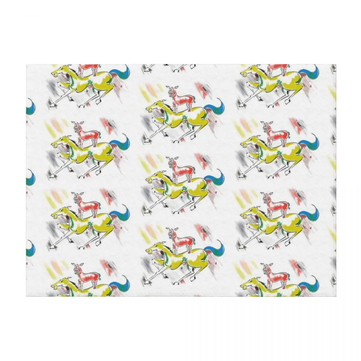 

Majnu Bhai Painting Throw Blanket Blankets Sofas Of Decoration Tourist Multi-Purpose sofa bed Blankets